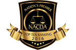 Nation's Premier / NACDA / Top Ten Ranking 2016 - Badge